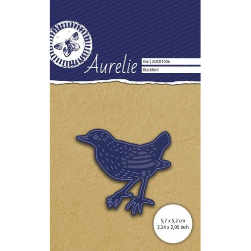 Универсален шаблон за изрязване и релеф птица - Pergamano UK - Aurelie Black Bird Die